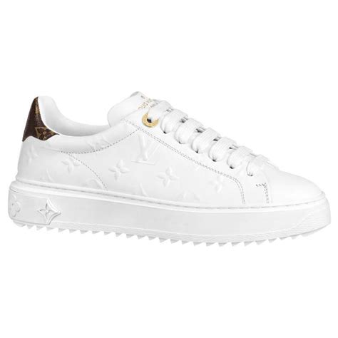 louis vuitton white womens sneakers|louis vuitton white sneakers ladies.